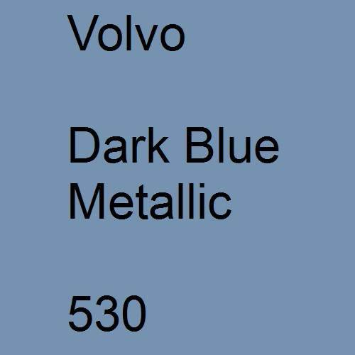 Volvo, Dark Blue Metallic, 530.